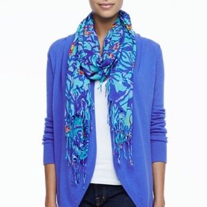 Lilly Pulitzer Murfee Scarf Irish Blue Mai Tai